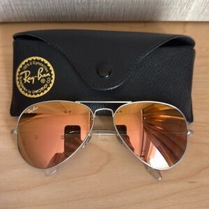 Authentic Ray-Ban classic aviator sunglasses